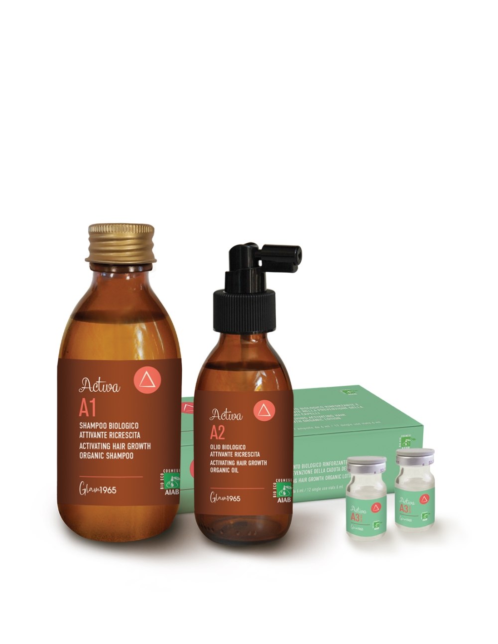 KIT ACTIVA A1, A2 e A3 Deep fresh attivante ricrescita | Trattamento home therapy (14 pezzi)